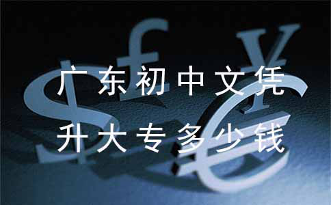 四川初中文凭升大专多少钱？